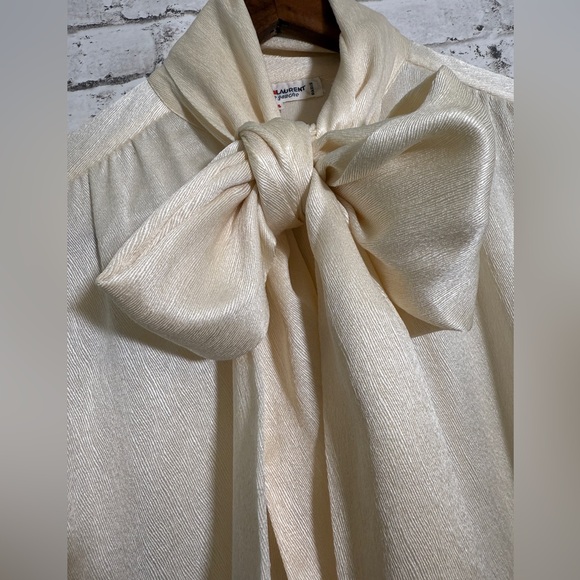 Vintage Yves Saint Laurent Rive Gauche Button-Up Top - Picture 2 of 11